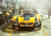 Racing sports car