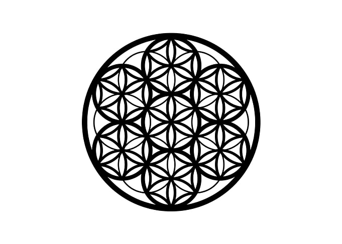 Black and White Glyph Rune