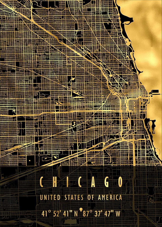 CHICAGO MAP USA
