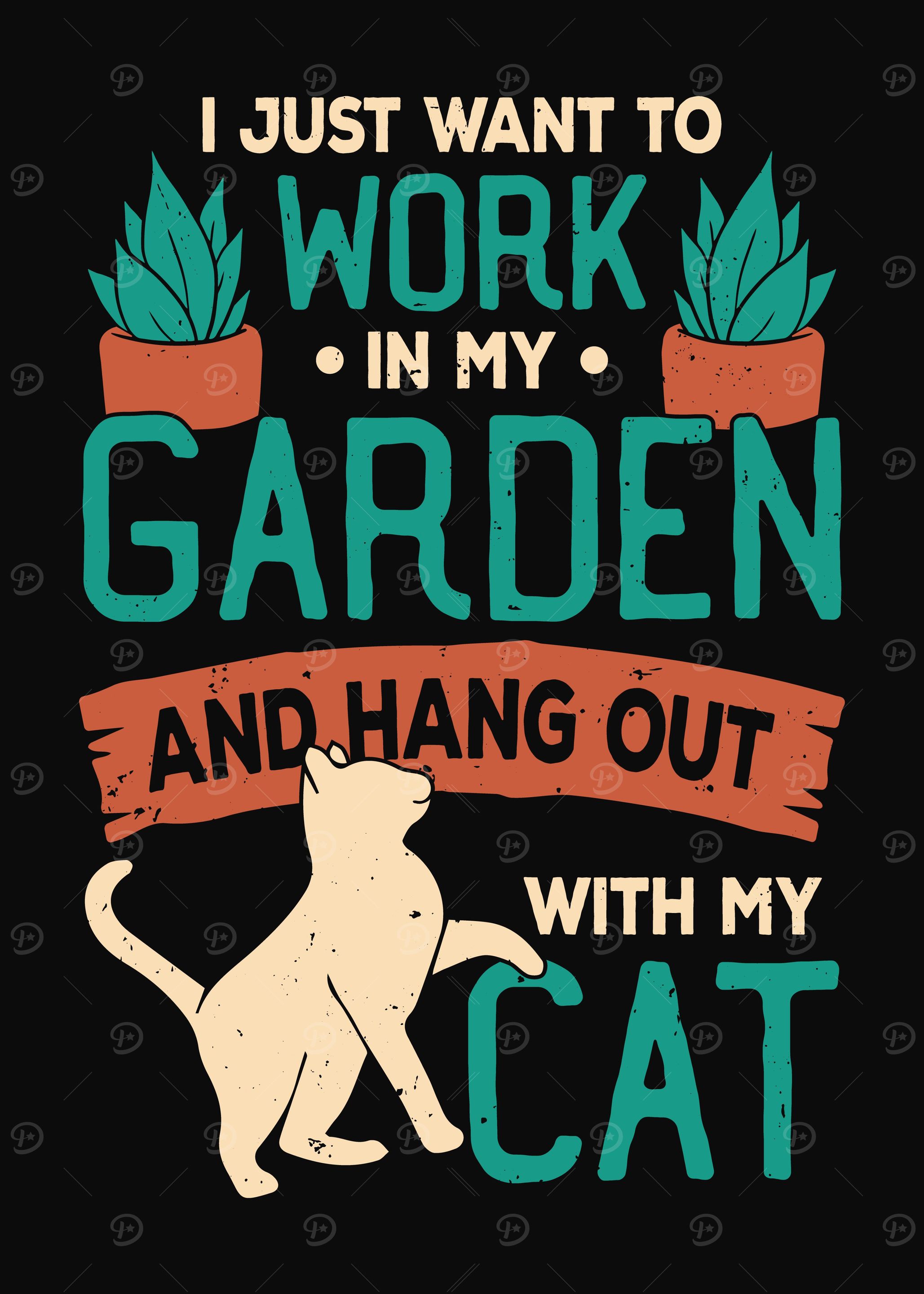Gardening Cat Lover