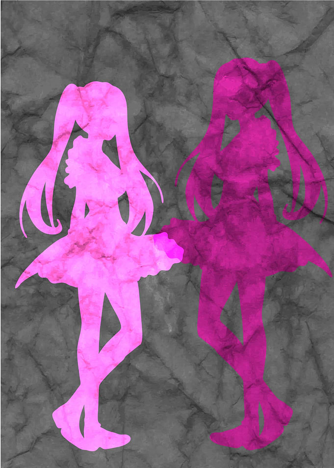 Anime Girls Silhouettes