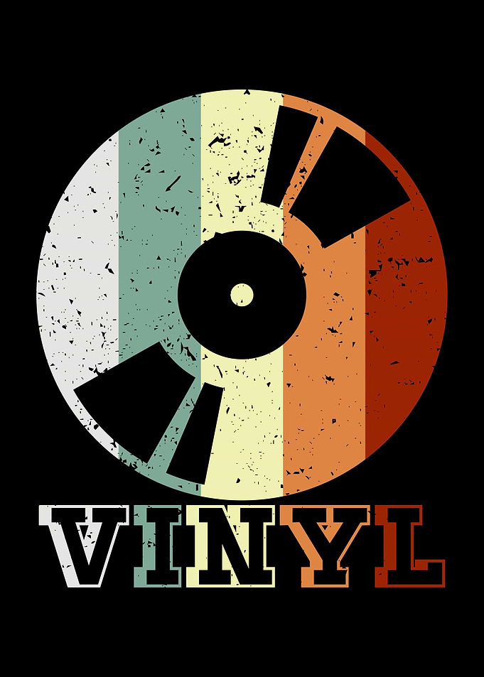 Vintage Vinyl Record Disc