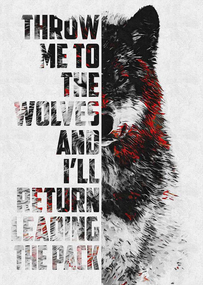 Wolf Quote Poster