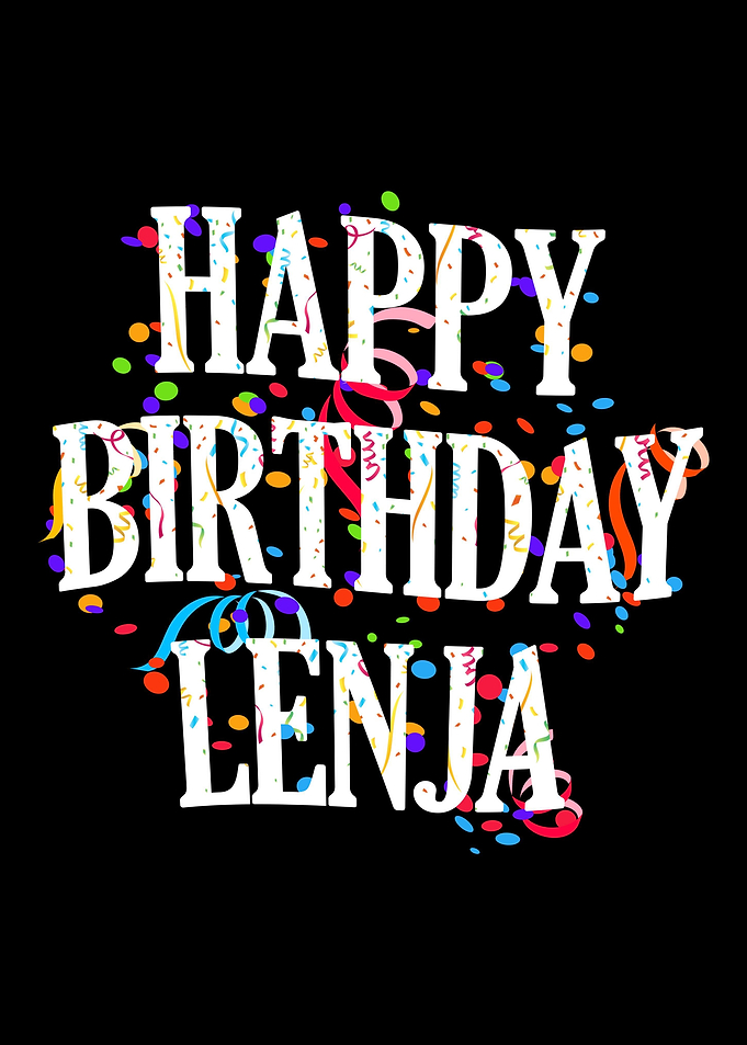 Happy Birthday Lenja
