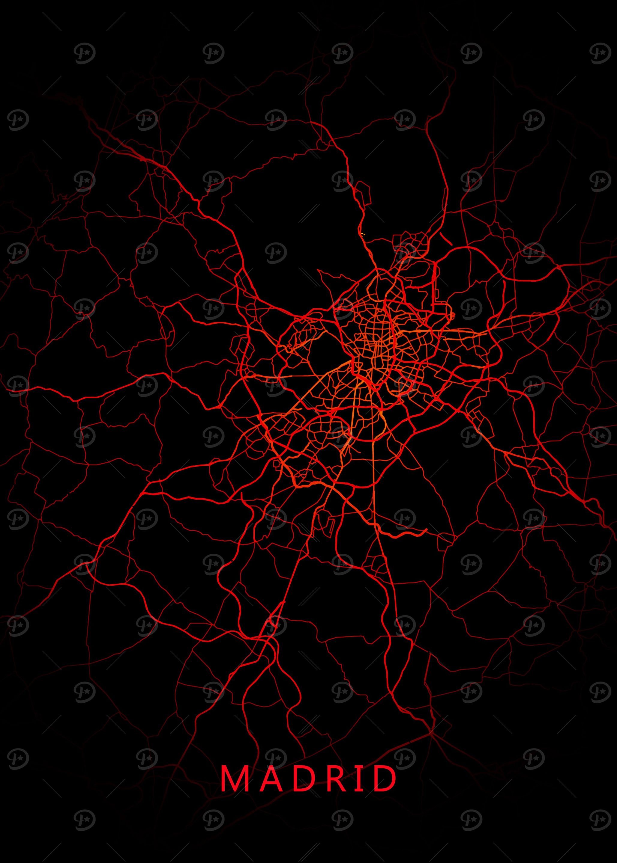 Madrid map