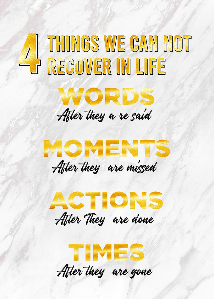 4 thing in life
