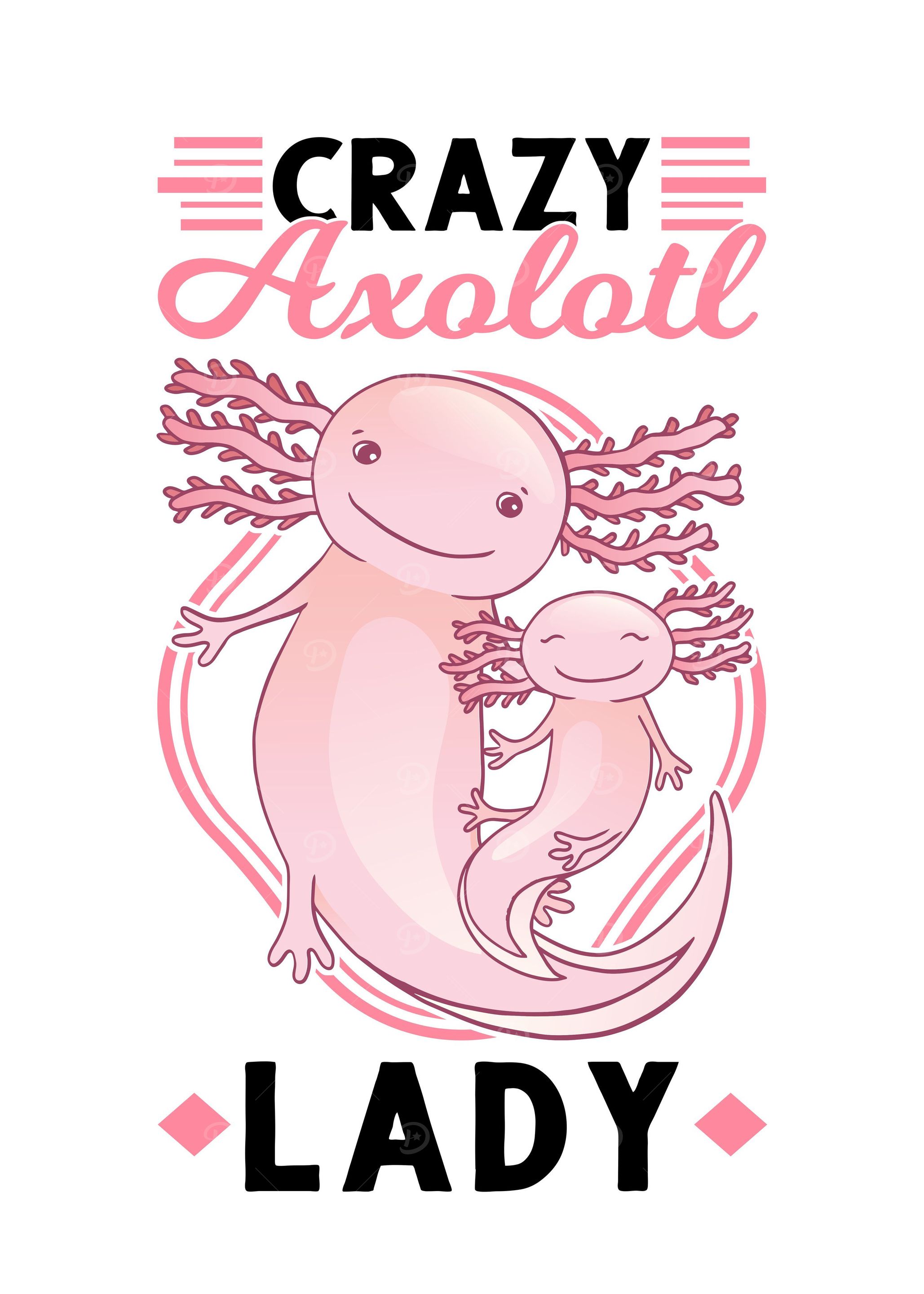 Crazy Axolotl Lady