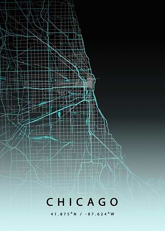 map Chicago