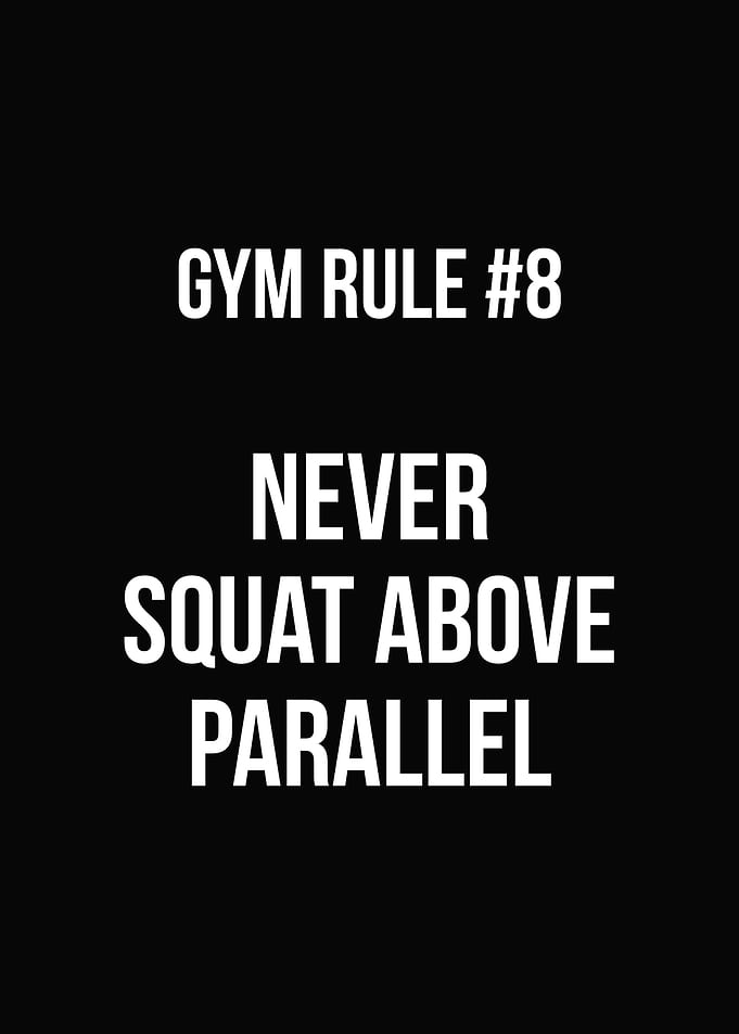 Gym Rule Squat