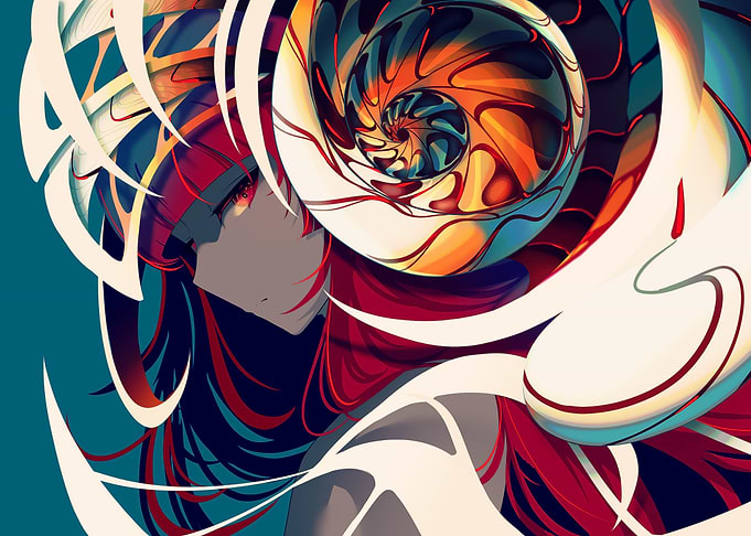 Girl Popcollor Art