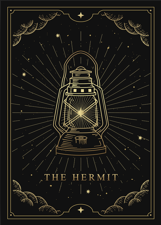 The Hermit tarot card