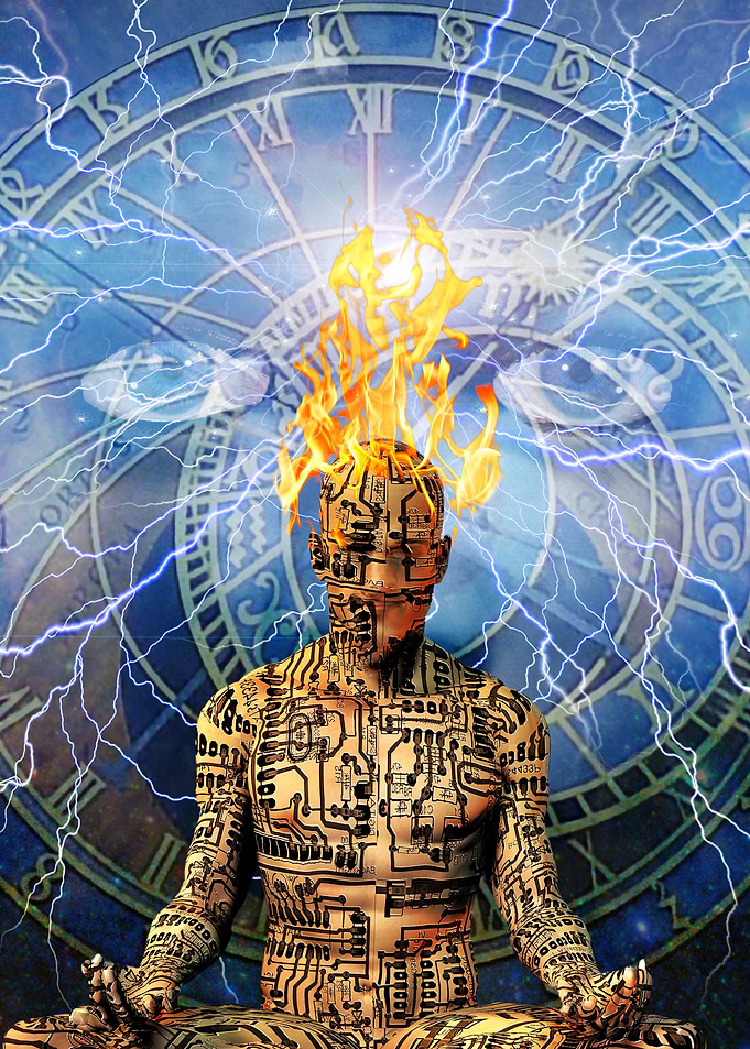 Digital meditation effect
