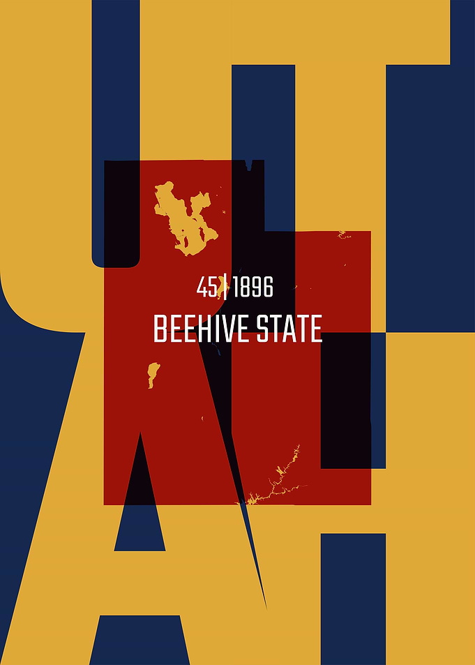 Utah State of USA