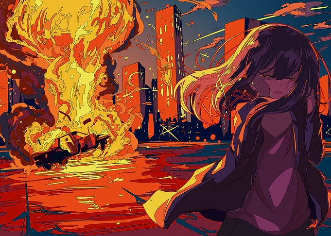 Girl Popcollor Art