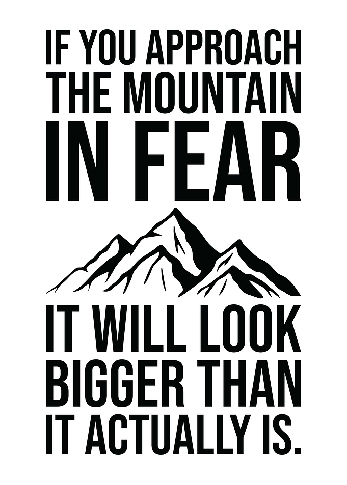 Mountain Motivation Quote