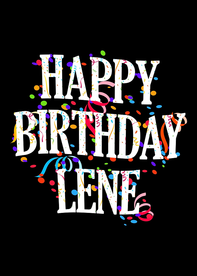 Happy Birthday Lene