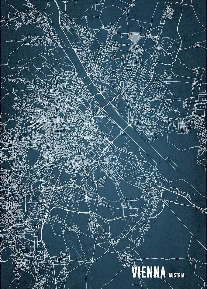 Vienna Austria City Map
