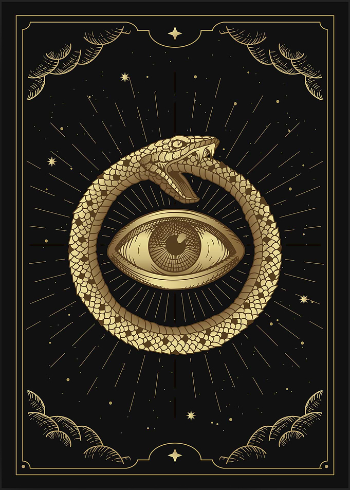 Circle of snakes Tarot