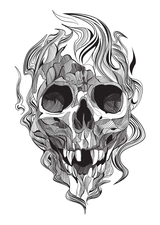 Skull Flame