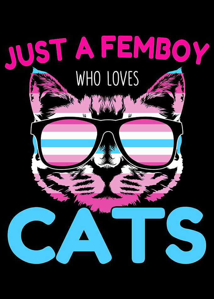 Femboy Anime Cat Lover