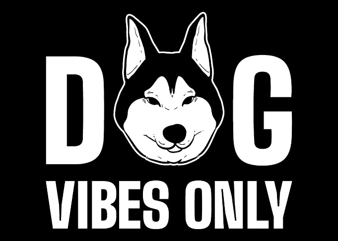 Dog Vibes Only Dog Mom Gif