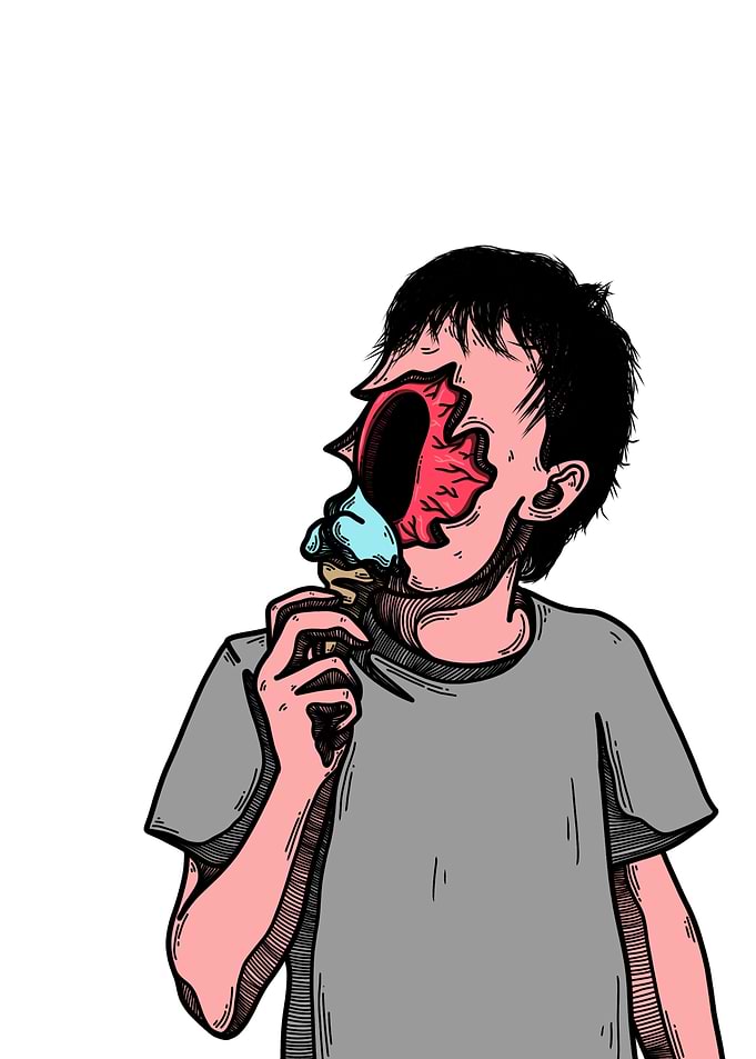 Licking