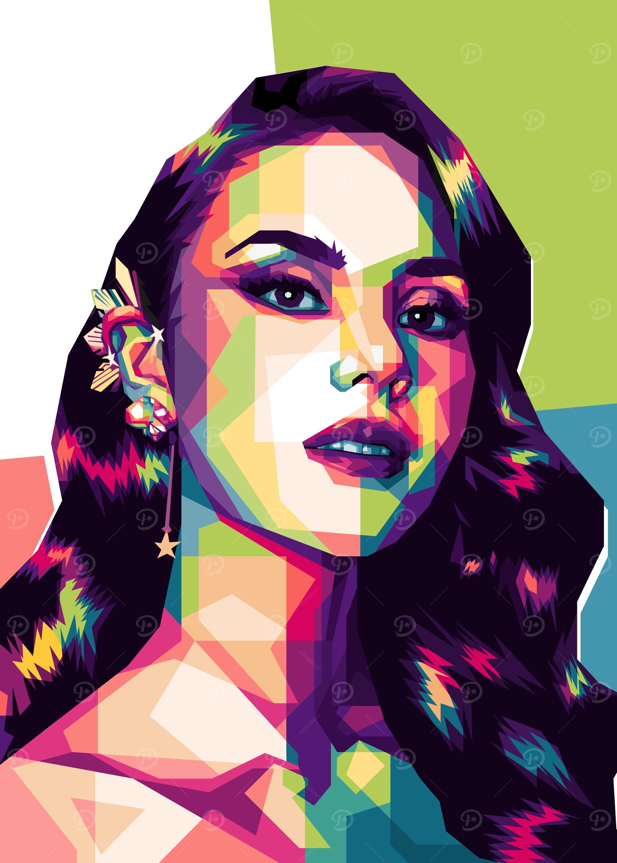 Catriona Gray WPAP Pop Art