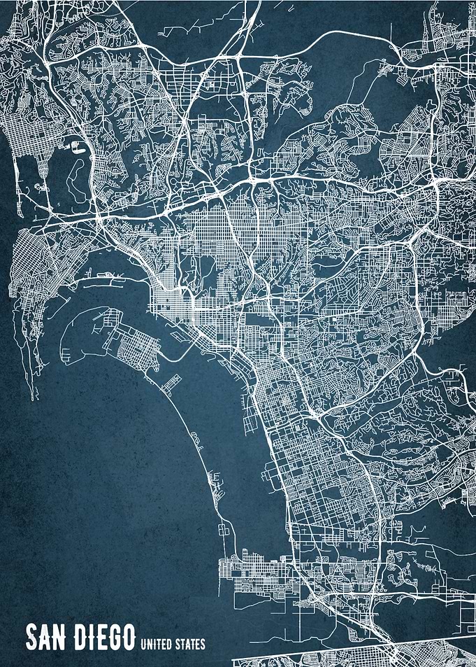 SAN DIEGO CITY MAP