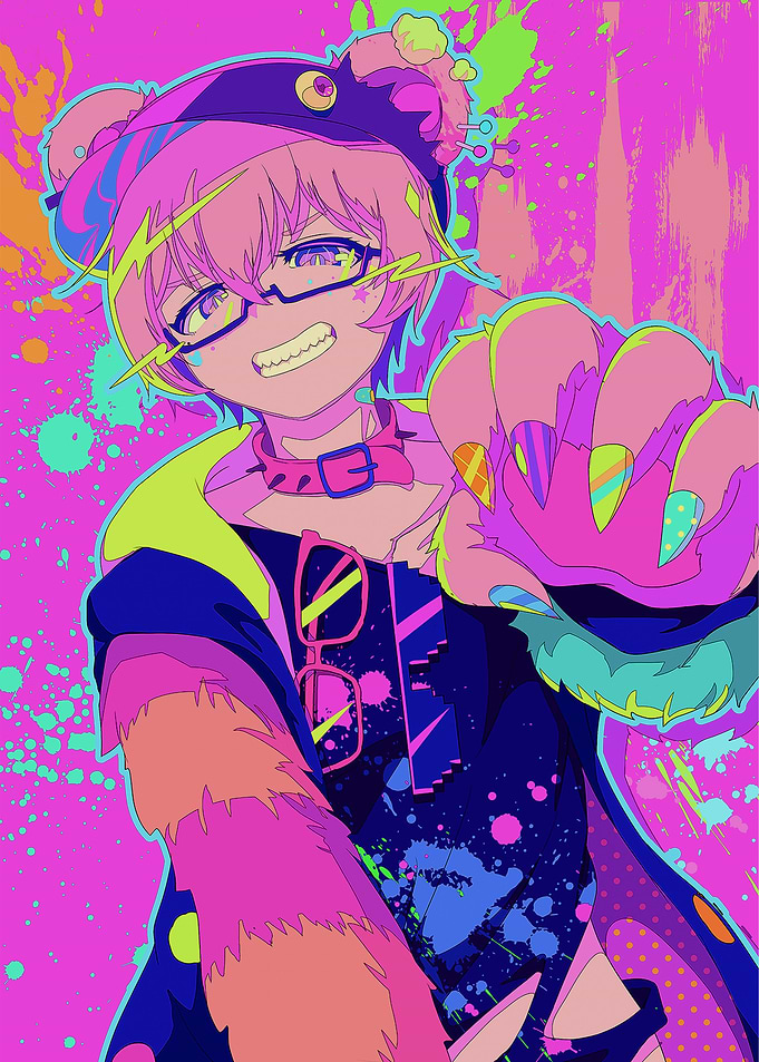 girlGirl Popcollor Art