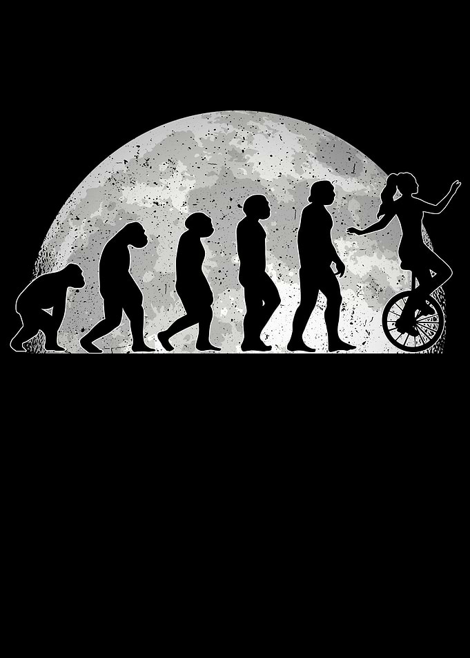 Unicycle Evolution Moon