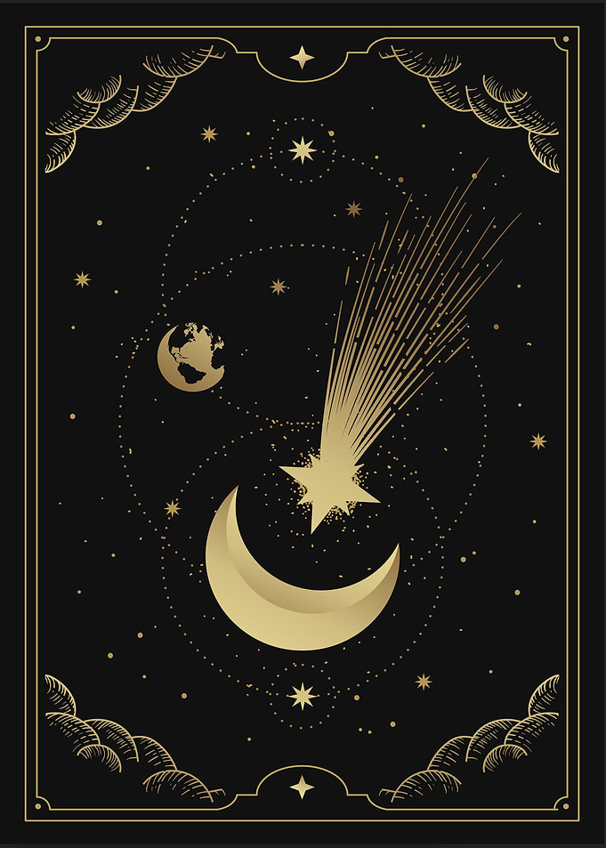 Crescent moon tarot
