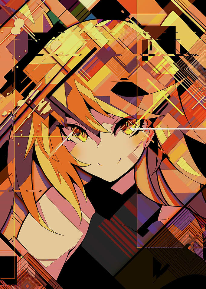 Girl Popcollor Art