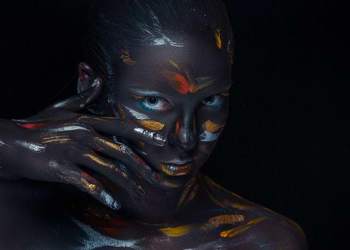 Expressive face art