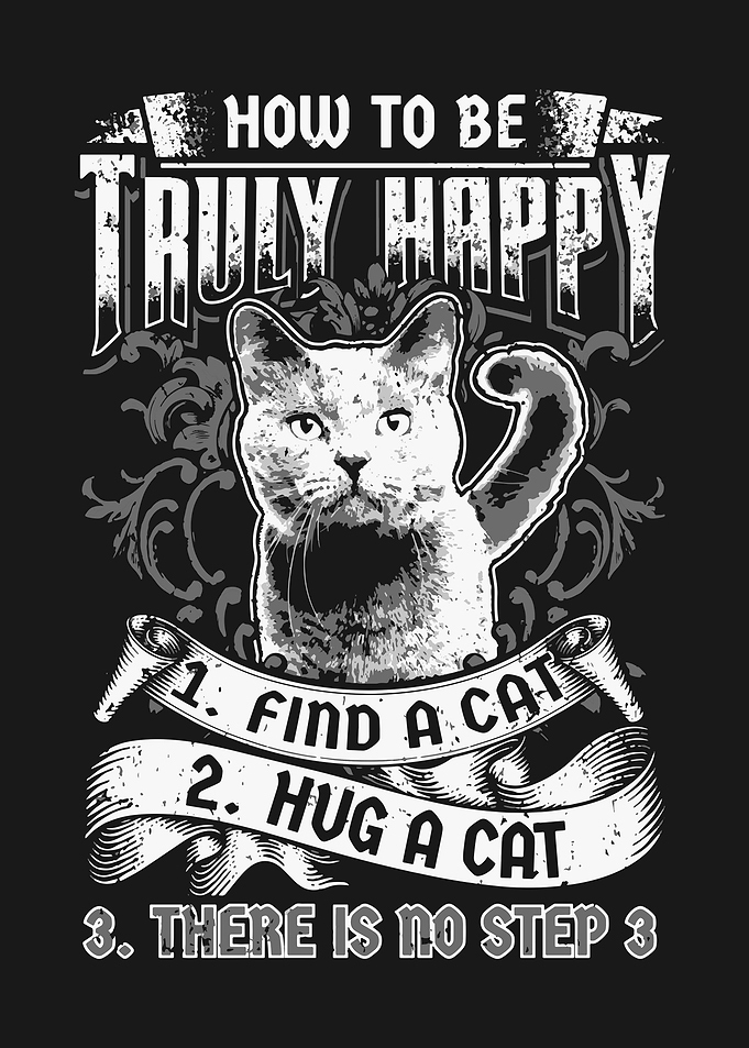Hug A Cat Happy
