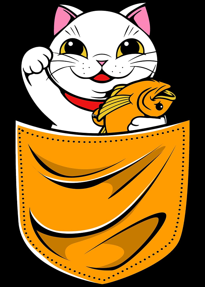Maneki Neko Pocket Cat
