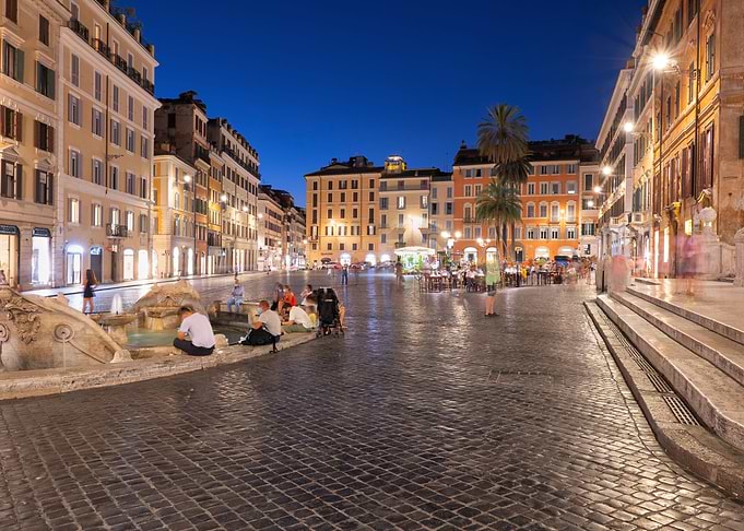 Piazza di Spagna in Rome