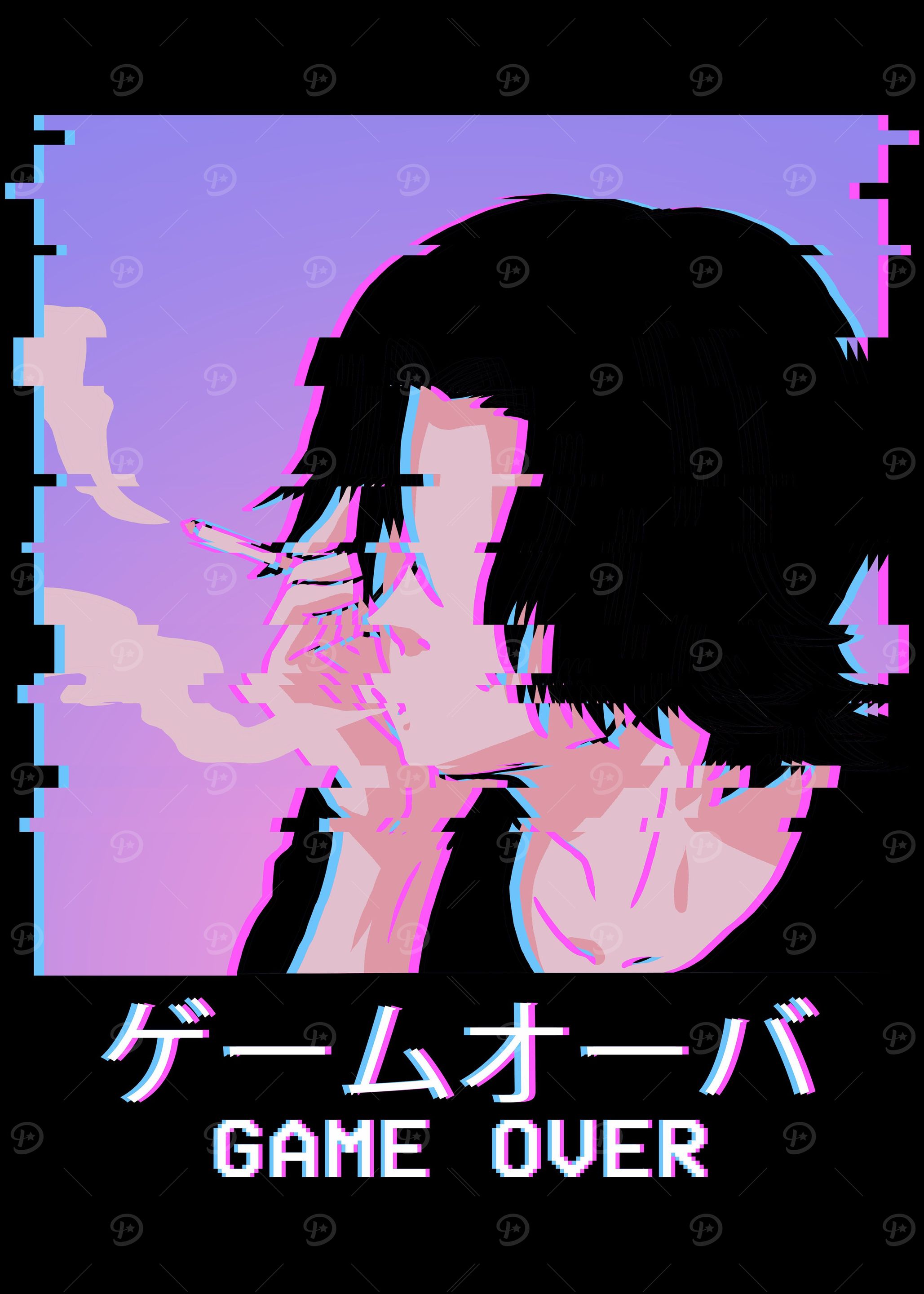 Smoking Anime Boy Glitch