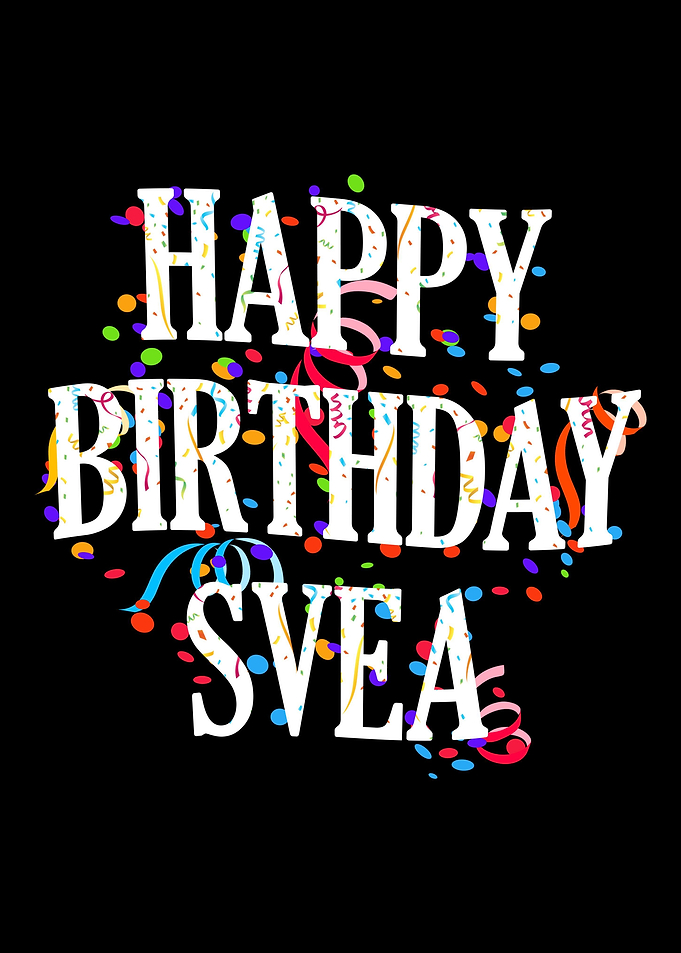 Happy Birthday Svea