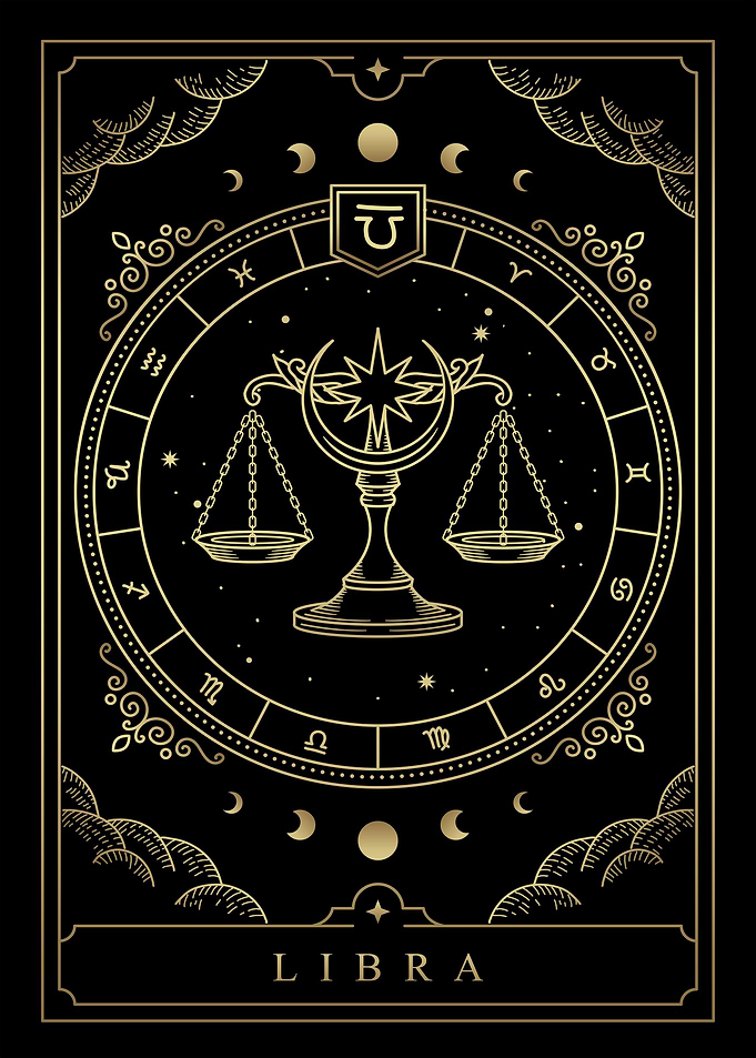 Libra Tarot card