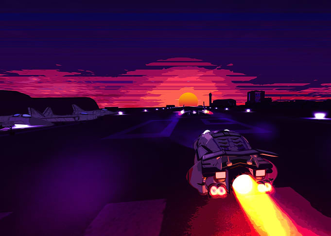 Retro Racing Car