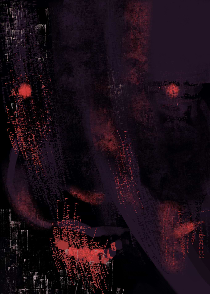 Evil Clown Abstract