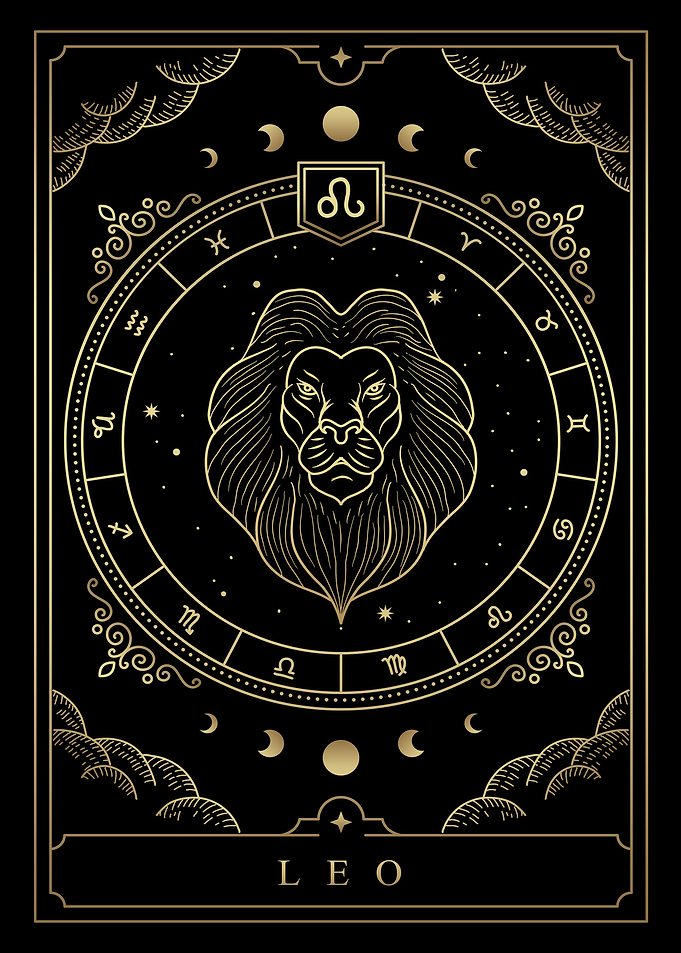 Lion Tarot card