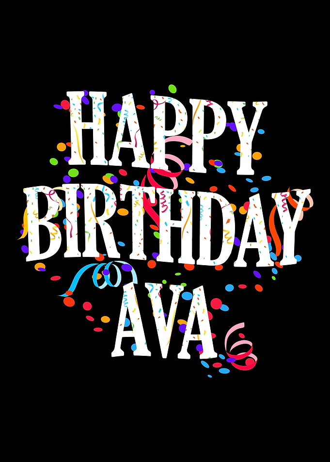 Happy Birthday Ava