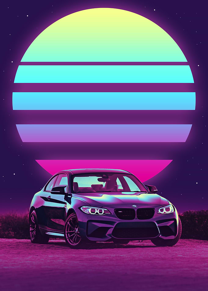AUTOCAR BUT SYNTHWAVE