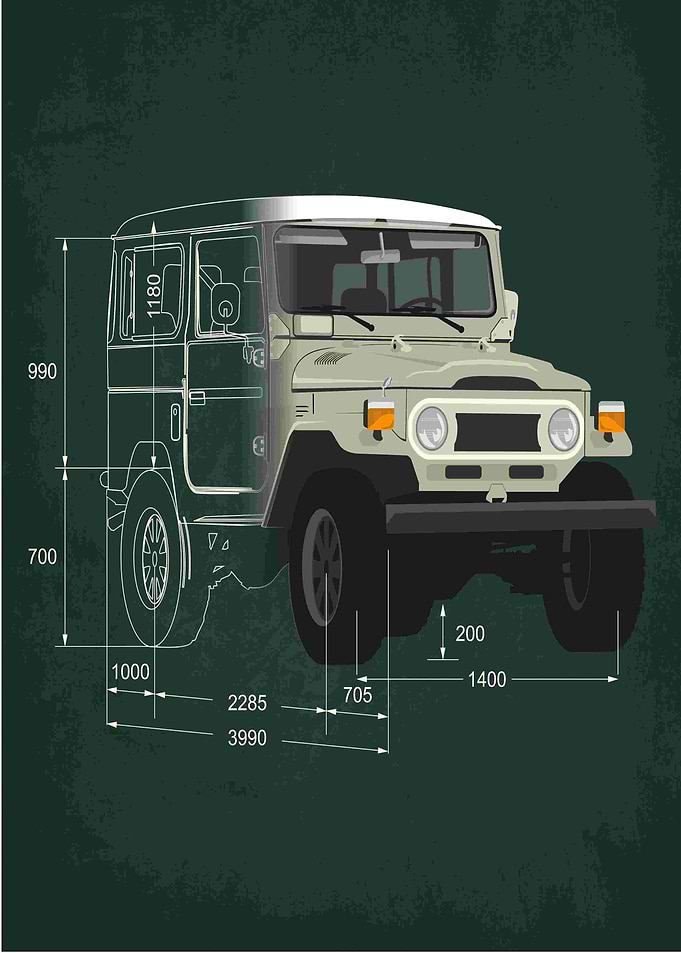 blueprints car