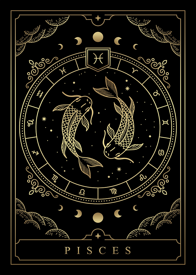 Fishes Tarot card