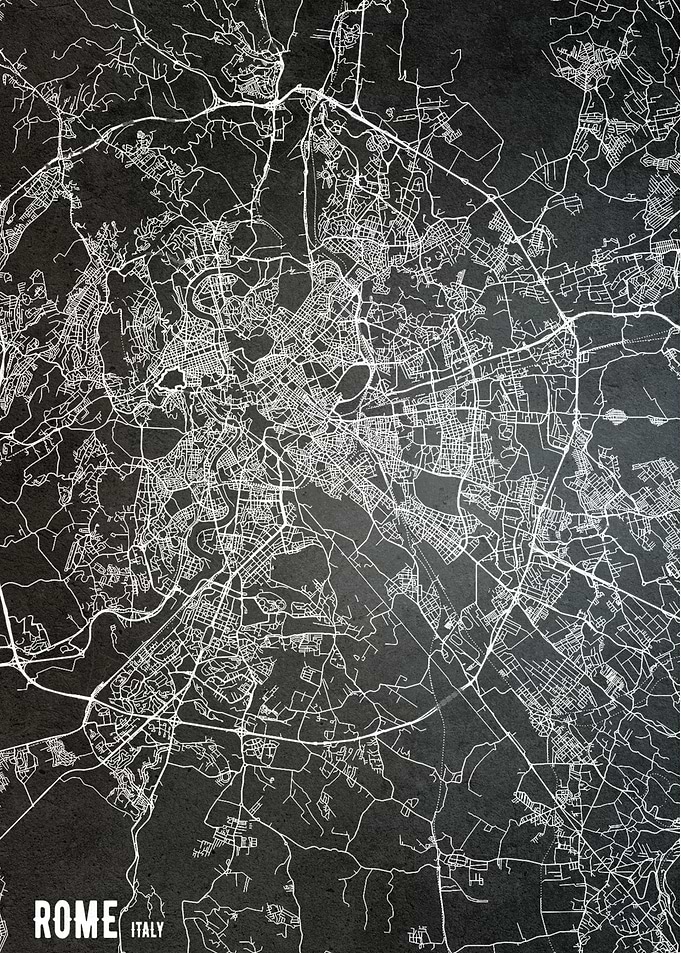 Rome Italy CIty Map