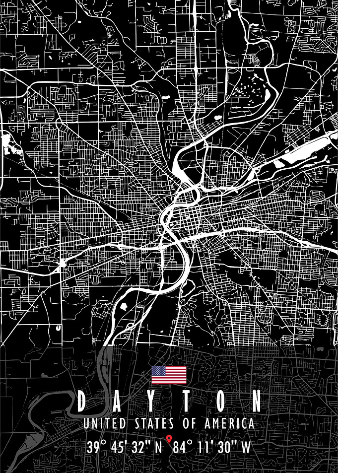 DAYTON MAP USA