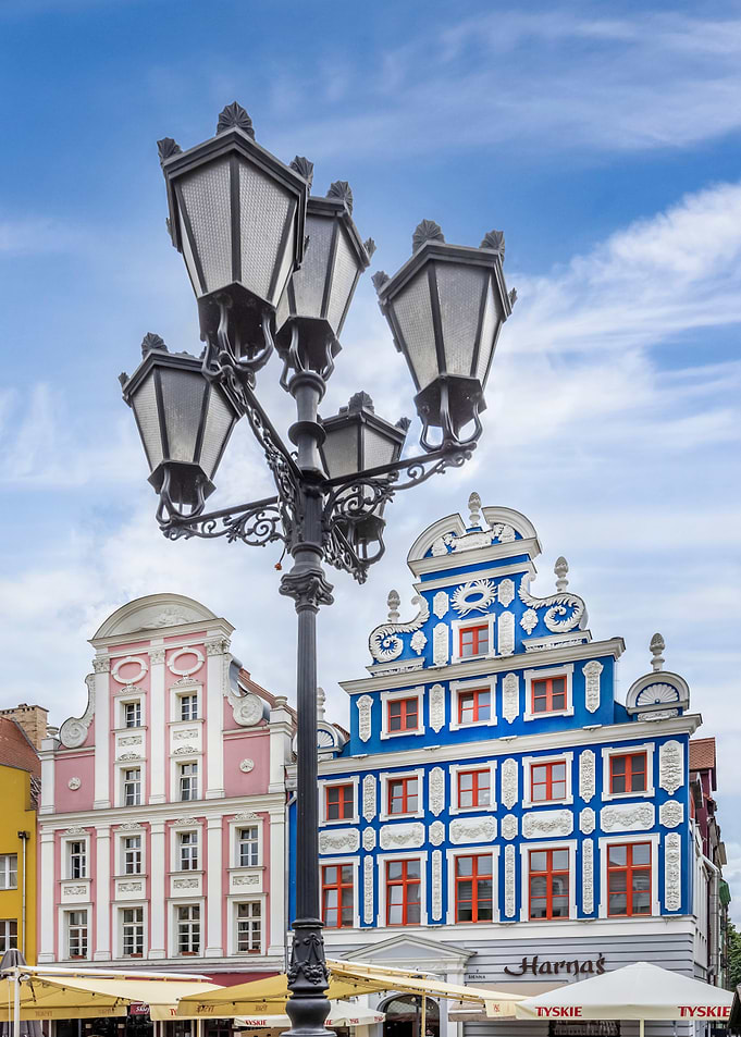 Gabled buildings Szczecin