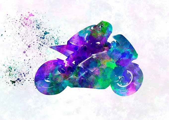 Competition motorcycle